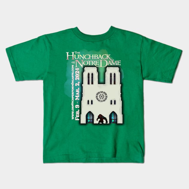 OPPA! Hunchback Merch Kids T-Shirt by On Pitch Performing Arts